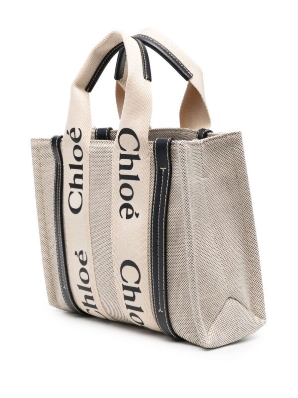 Chloé Woody logo-print tote bag - Image 3