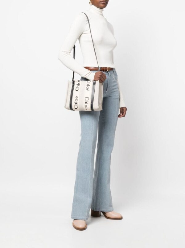 Chloé Woody logo-print tote bag - Image 2