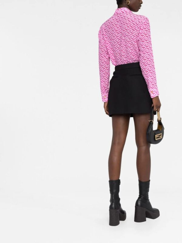Versace  La Greca-print shirt - Image 4