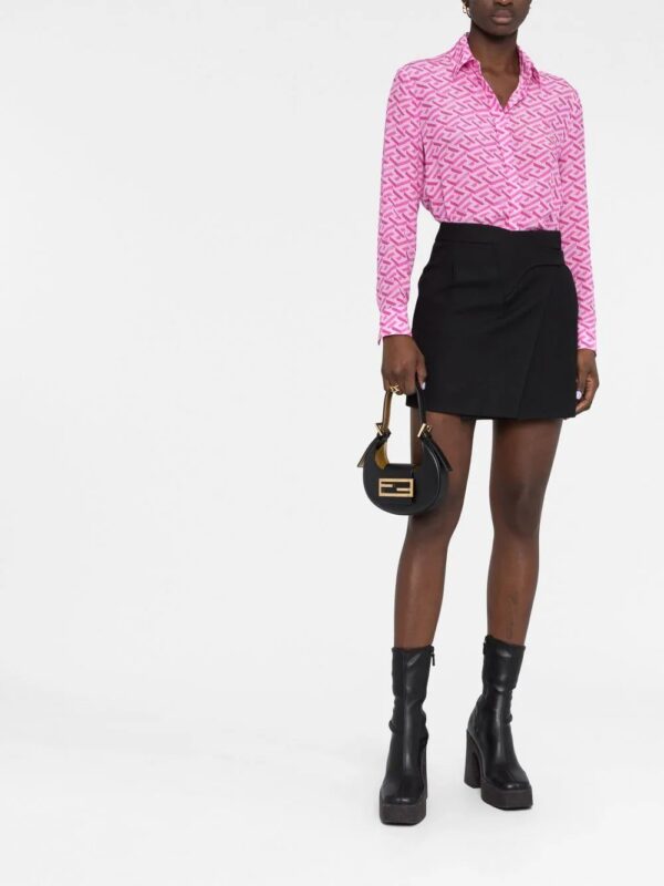 Versace  La Greca-print shirt - Image 2