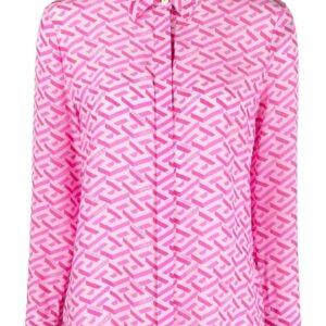 Versace  La Greca-print shirt