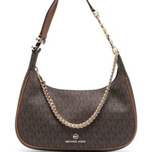 Micheal kors monogram chain-trim shoulder bag