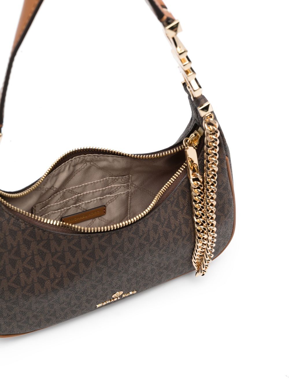 Micheal kors monogram chain-trim shoulder bag - Image 3