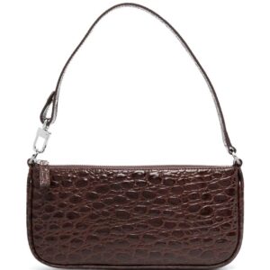 BY FAR  crocodile-effect bag
