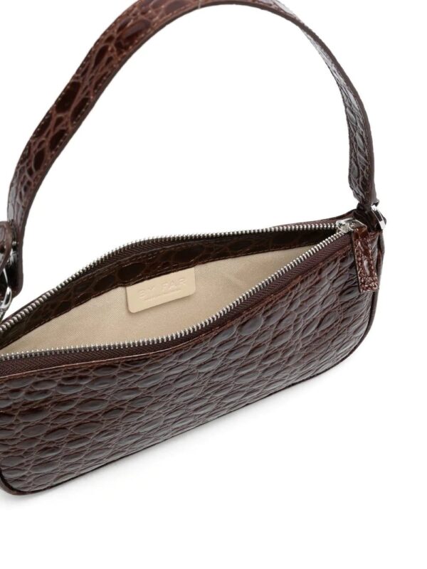 BY FAR  crocodile-effect bag - Image 4