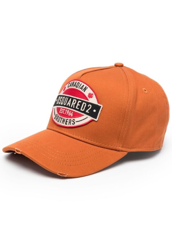 DSQUARED2 logo-patch trucker cap