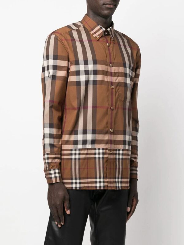 Burberry  Vintage Check-print cotton shirt - Image 4