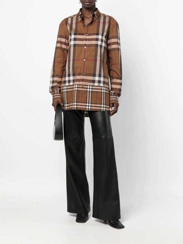 Burberry  Vintage Check-print cotton shirt - Image 2