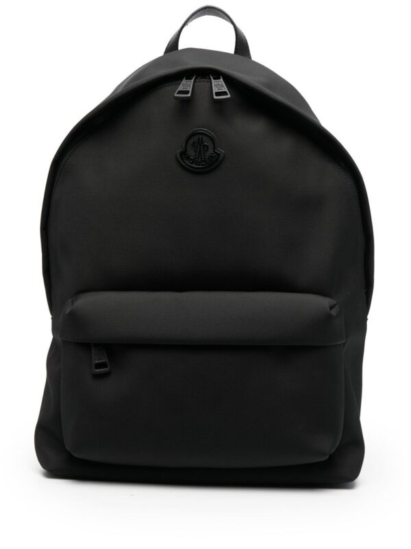 Moncler logo-patch zip-up backpack