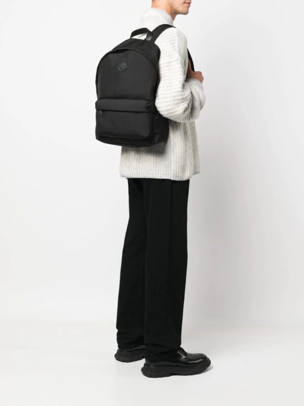 Moncler logo-patch zip-up backpack - Image 2