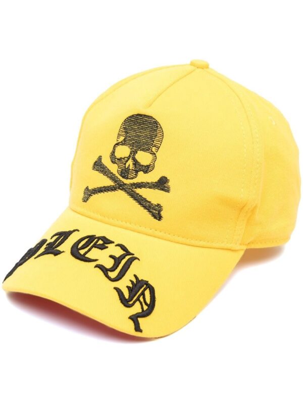 Philipp Plein skull-print detail baseball cap
