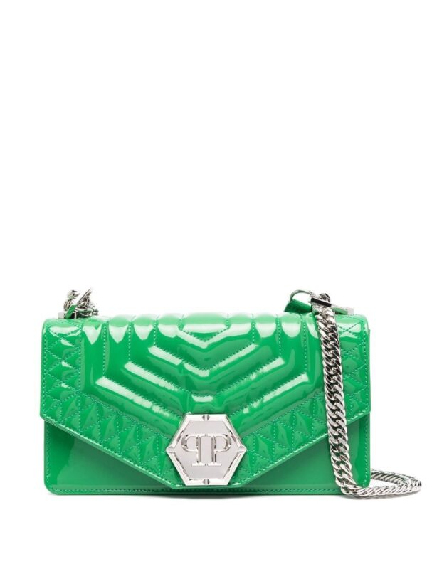 Philipp Plein hexagon-logo medium shoulder bag