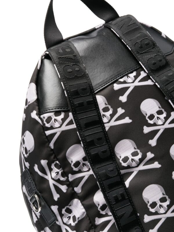 Phillip plein skull-print backpack - Image 4