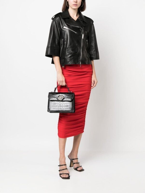 Philipp Plein Superheroin crocodile-effect tote bag - Image 2