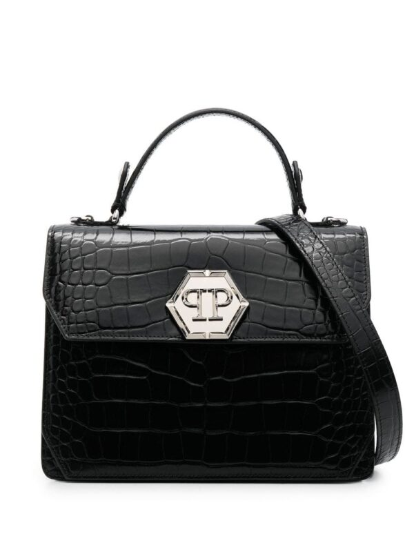 Philipp Plein Superheroin crocodile-effect tote bag