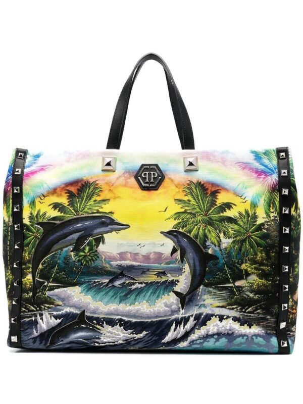 Philipp Plein graphic-print tote bag