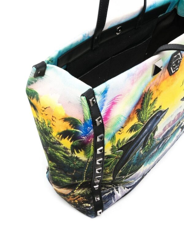 Philipp Plein graphic-print tote bag - Image 4