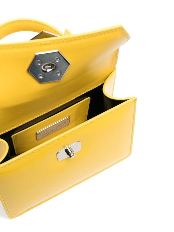 Philipp Plein logo-plaque patent-leather handbag - Image 5
