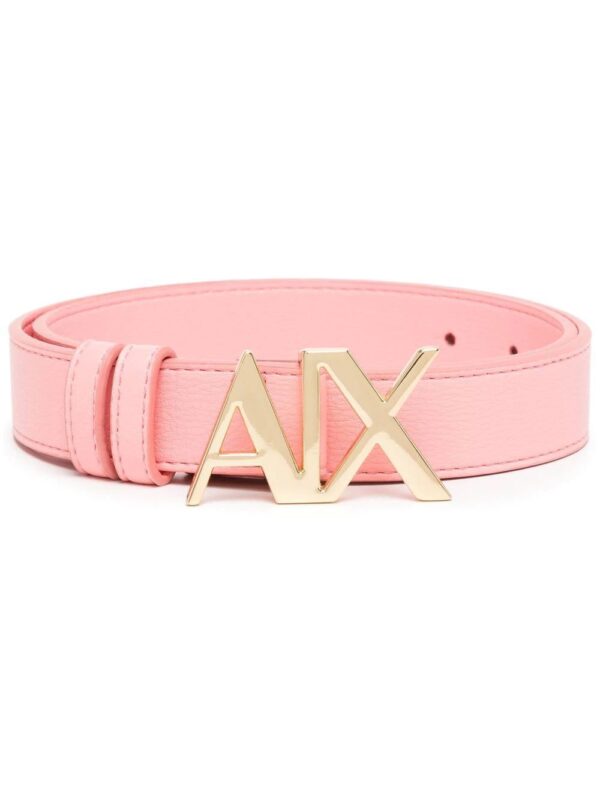 Armani Exchange  logo-buckle belt