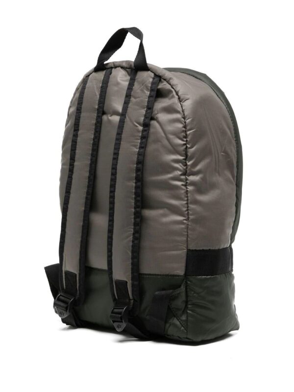 Armani Exchange panelled logo-print backpack - Image 3