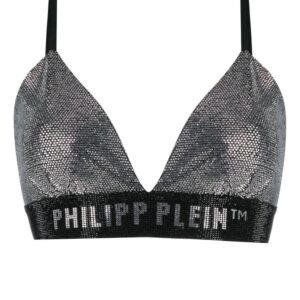 Philipp Plein  rhinestone embellished bra