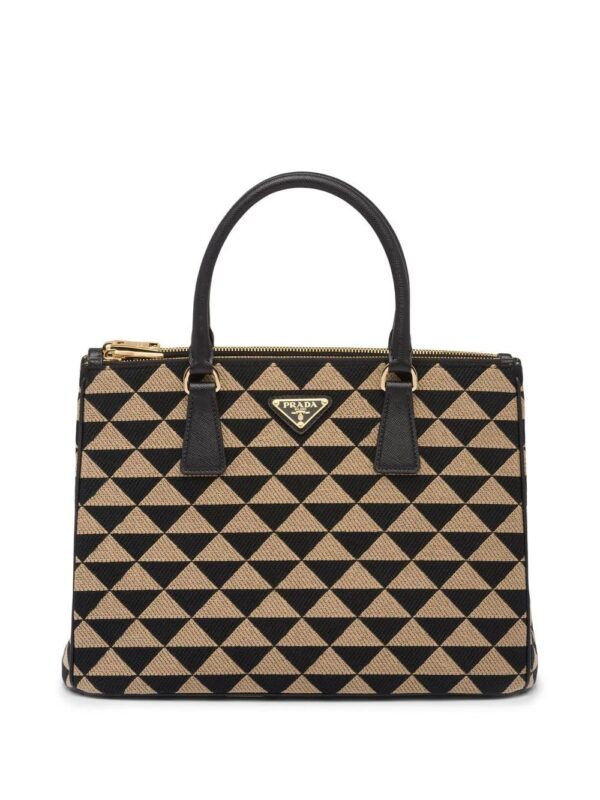 Prada  medium Galleria jacquard tote bag