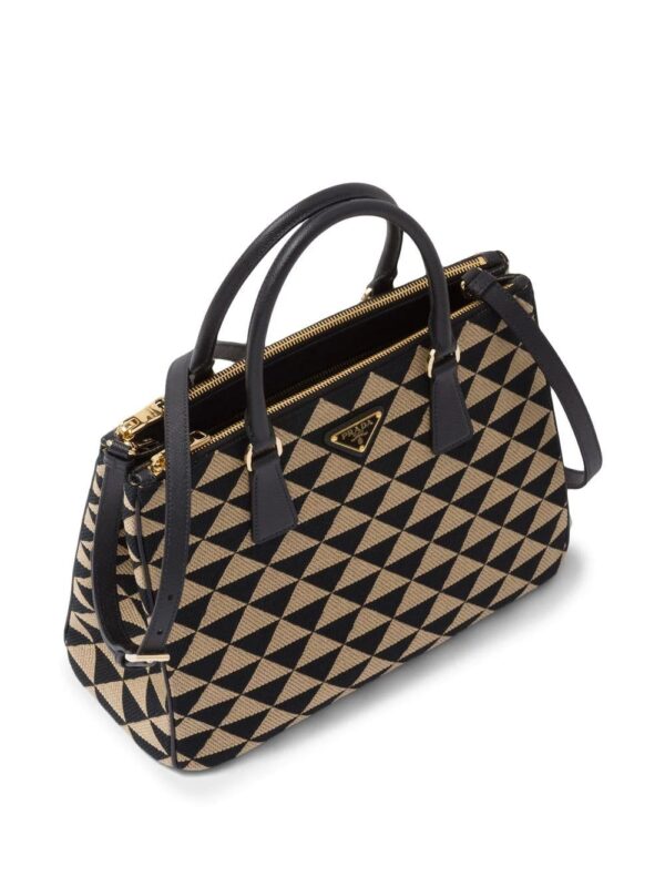 Prada  medium Galleria jacquard tote bag - Image 4