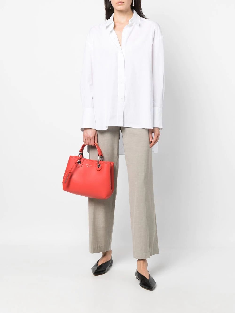 Emporio Armani My EA logo-lettering tote bag - Image 2