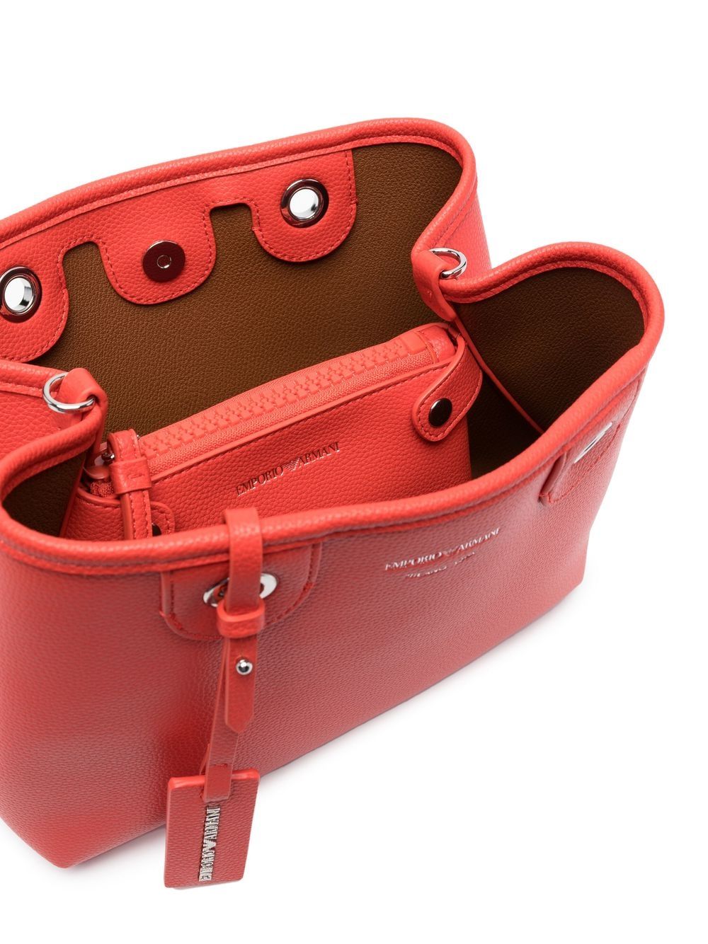 Emporio Armani My EA logo-lettering tote bag - Image 4