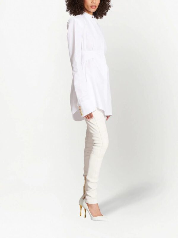 Balmain  Long cotton shirt - Image 3