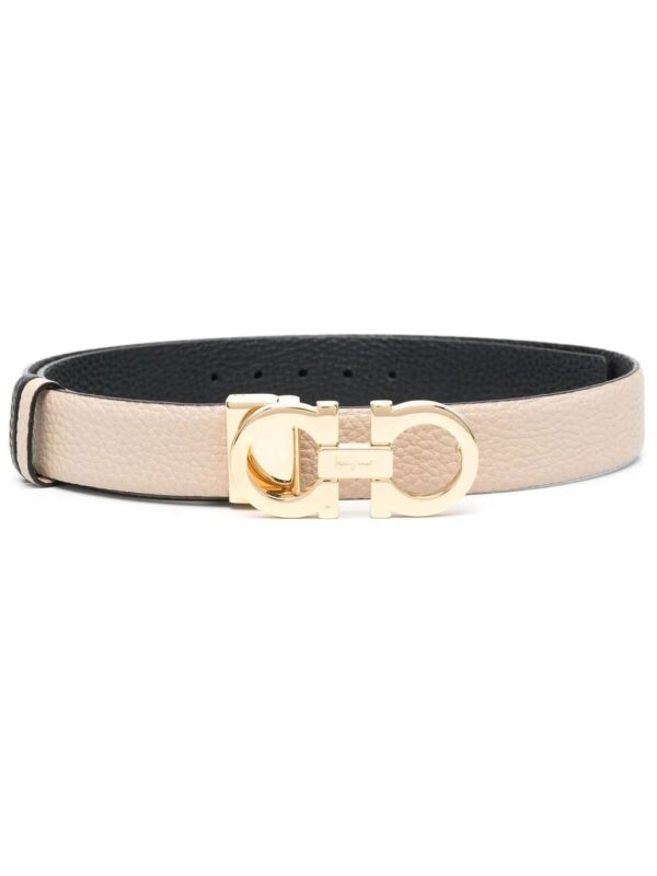 Ferragamo  Gancini-buckle leather belt