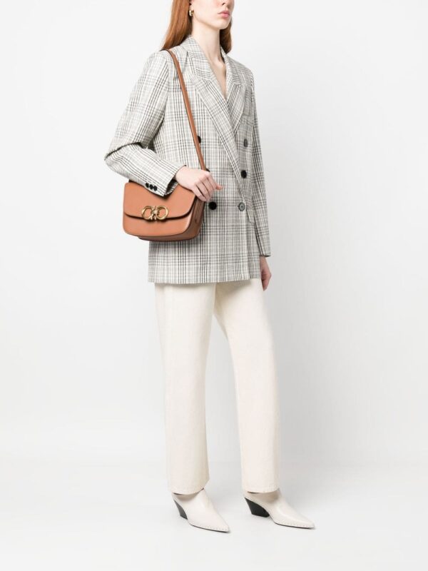 Ferragamo Trapezio leather crossbody bag - Image 2