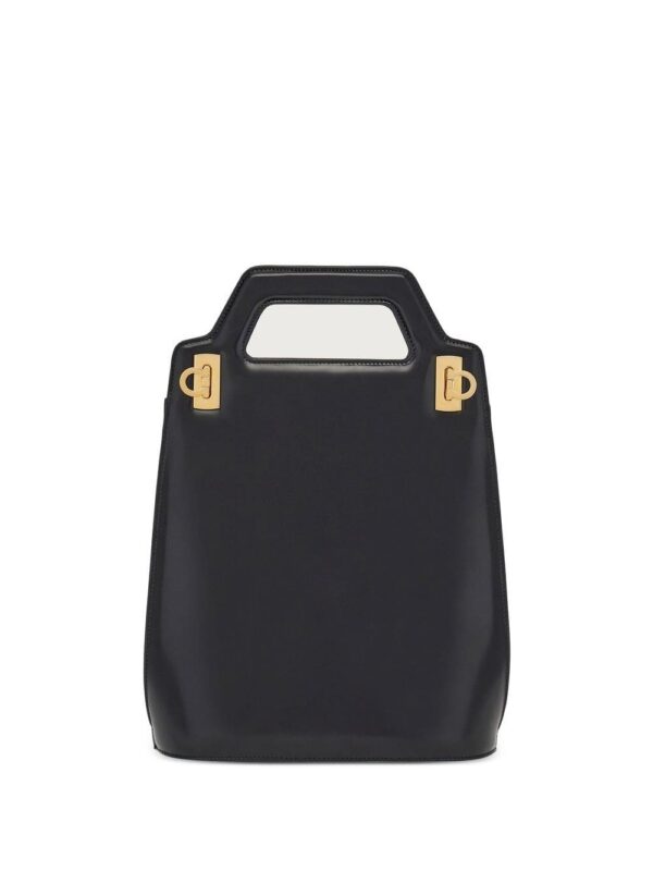 Ferragamo Wanda calf leather tote bag