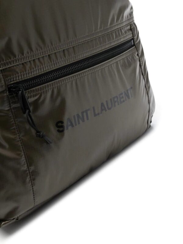 Saint Laurent NUXX logo-print backpack - Image 4