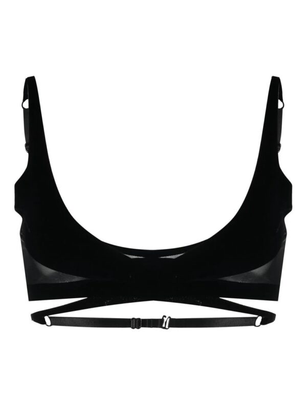Wolford  x Mugler Flock Shaping bra