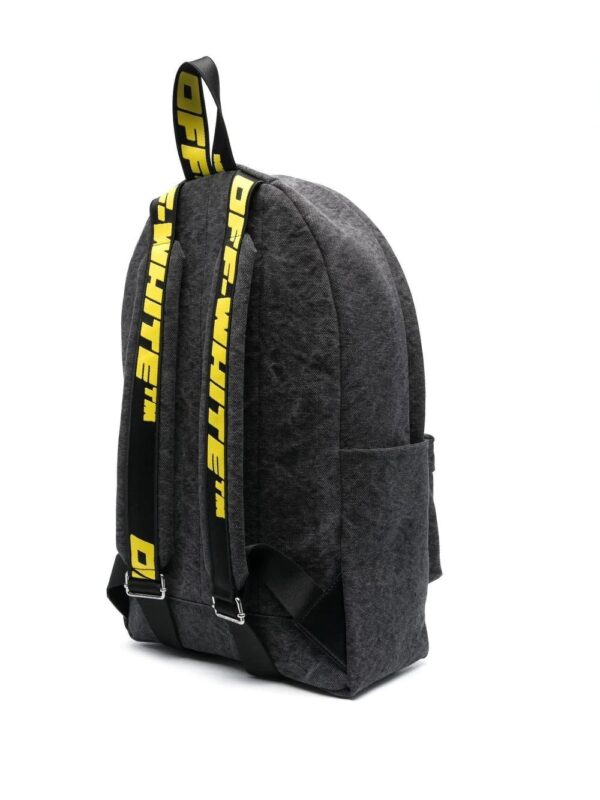 Off-white slogan-print zip-up backpack - Image 3