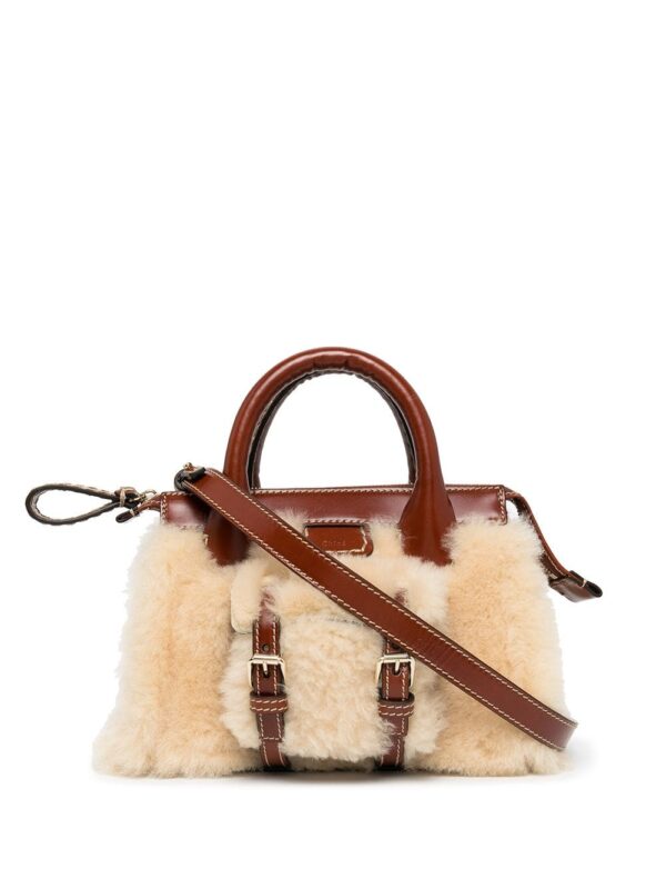 Chloé Edith shearling mini bag