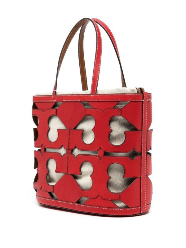 Tory Burch Cutout Logo Tote - Image 3
