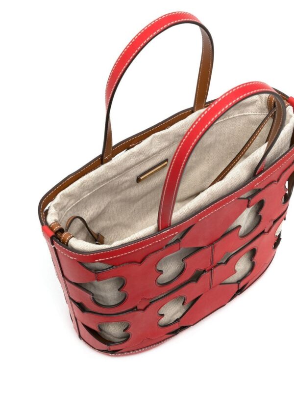 Tory Burch Cutout Logo Tote - Image 5