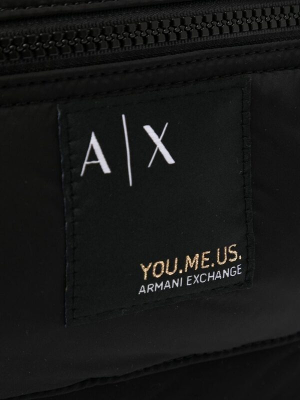 Armani Exchange logo-patch backpack - Image 4