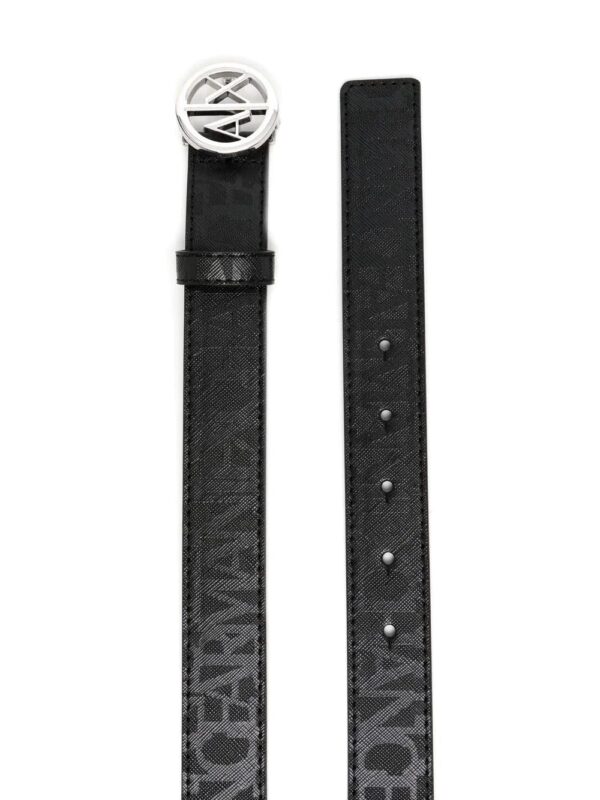 Armani Exchange  logo-buckle leather belt - Image 2