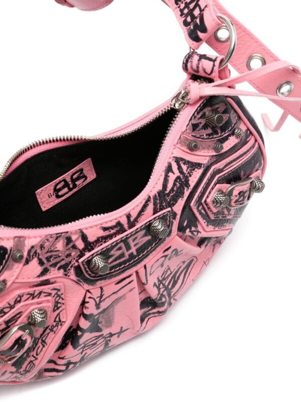 Balenciaga Le Cagole XS graffiti shoulder bag - Image 5