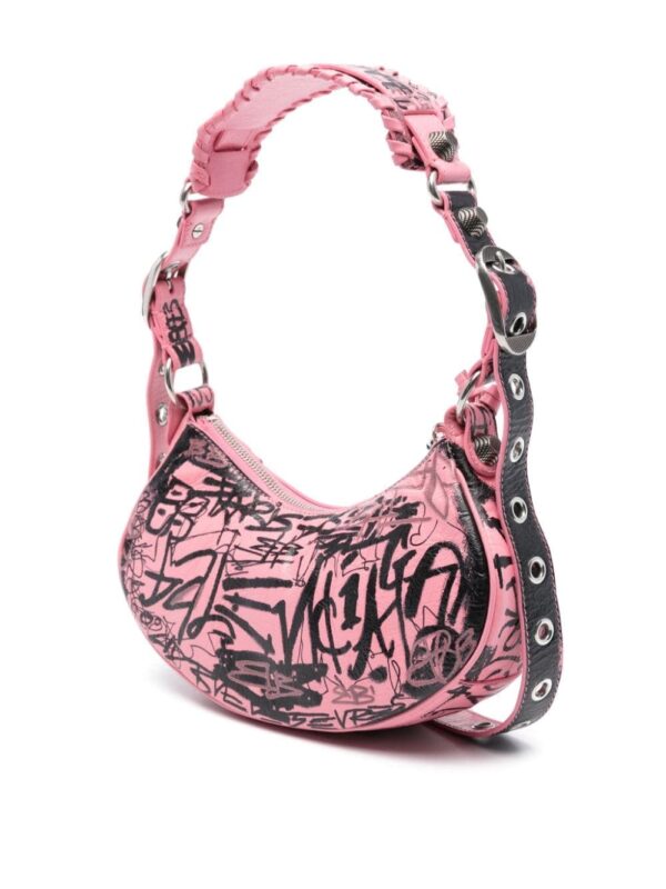Balenciaga Le Cagole XS graffiti shoulder bag - Image 3