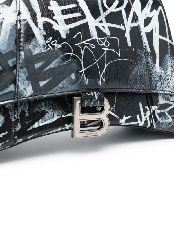 Balenciaga  Hourglass S graffiti-print tote bag - Image 5