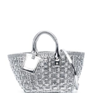 Balenciaga Bistro XS mirrored basket bag