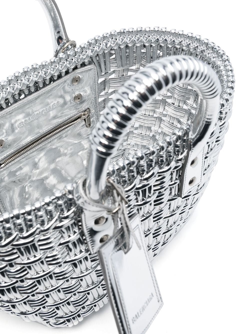 Balenciaga Bistro XS mirrored basket bag - Image 5