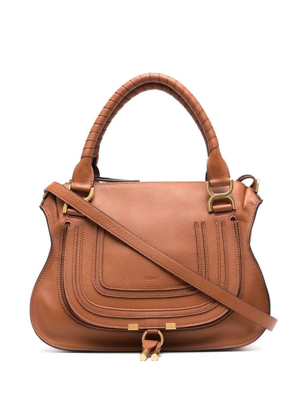 Chloé Marcie grained-leather tote bag