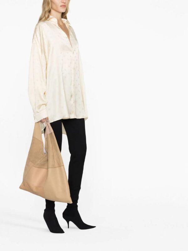 Balenciaga  logo-print long-sleeve shirt - Image 4
