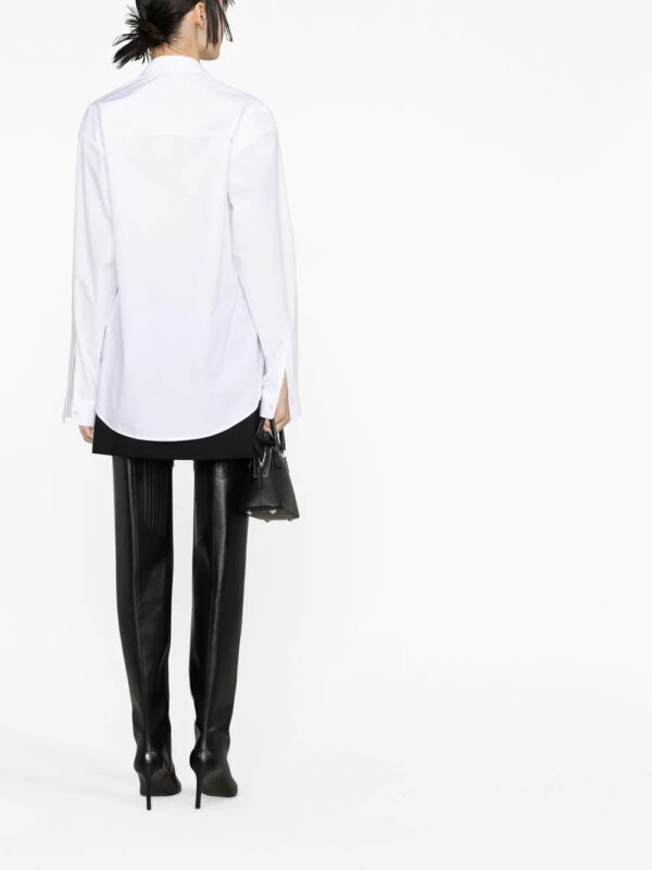 Balenciaga  hourglass-shape long-sleeved shirt - Image 4