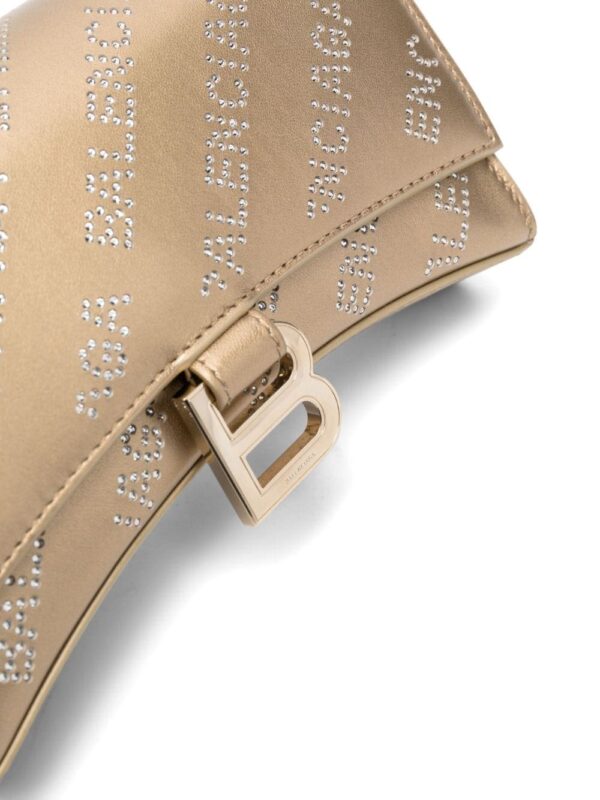 Balenciaga Hourglass rhinestone crossbody bag - Image 4